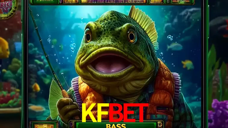Personagem de peixe pescador do popular jogo de slot com tema de pescaria, uma das emocionantes opções de caça-níqueis para jogar e ganhar no cassino KFBET.